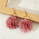 Boucle d'oreilles fleurs 974,île de la Réunion
