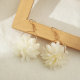 Boucle d'oreilles fleurs 974,île de la Réunion