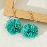 Boucle d'oreilles fleurs 974,île de la Réunion