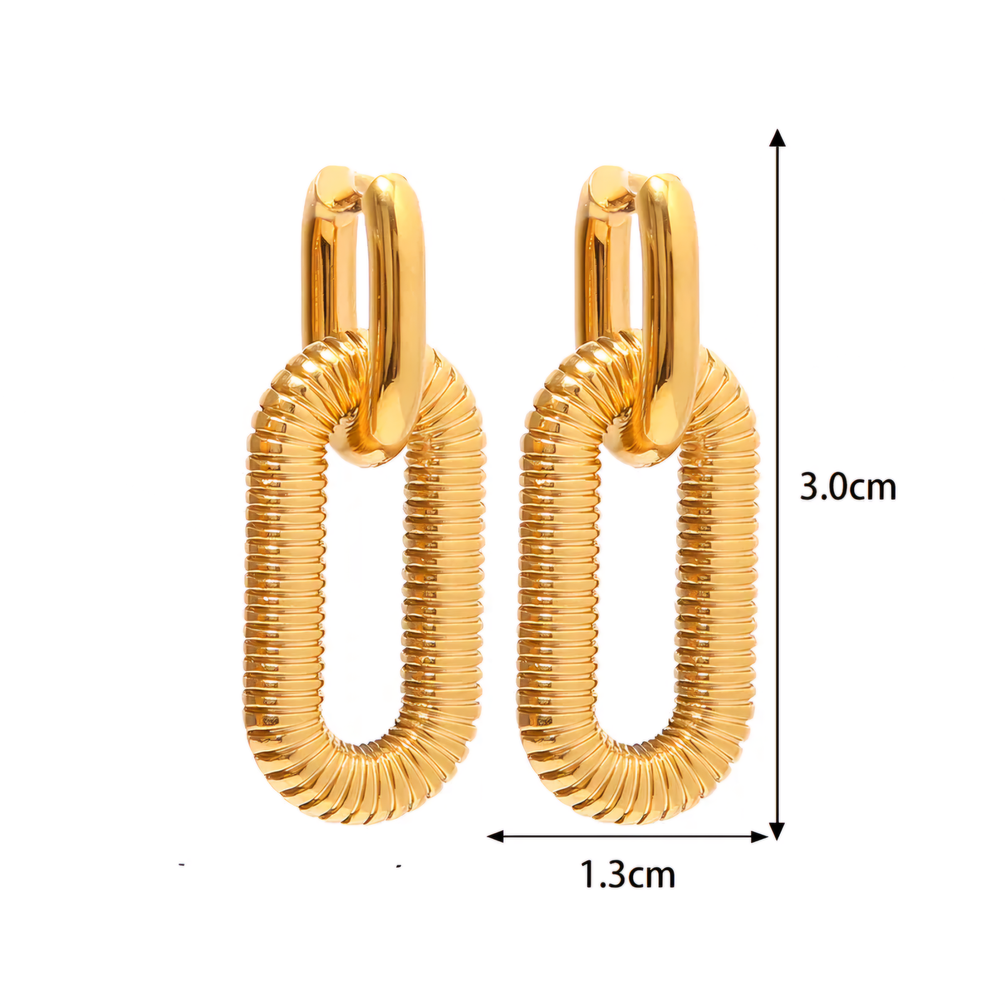Boucles d'oreilles ovale 974,île de la Réunion