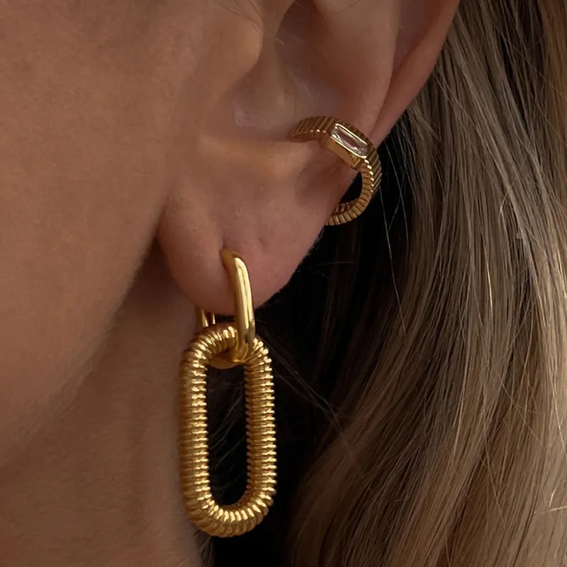 Boucles d'oreilles ovale 974,île de la Réunion