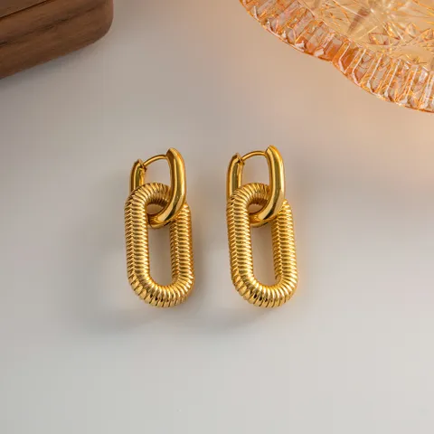 Boucles d'oreilles ovale 974,île de la Réunion