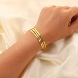 Bracelet ×3 acier 974,île de la Réunion