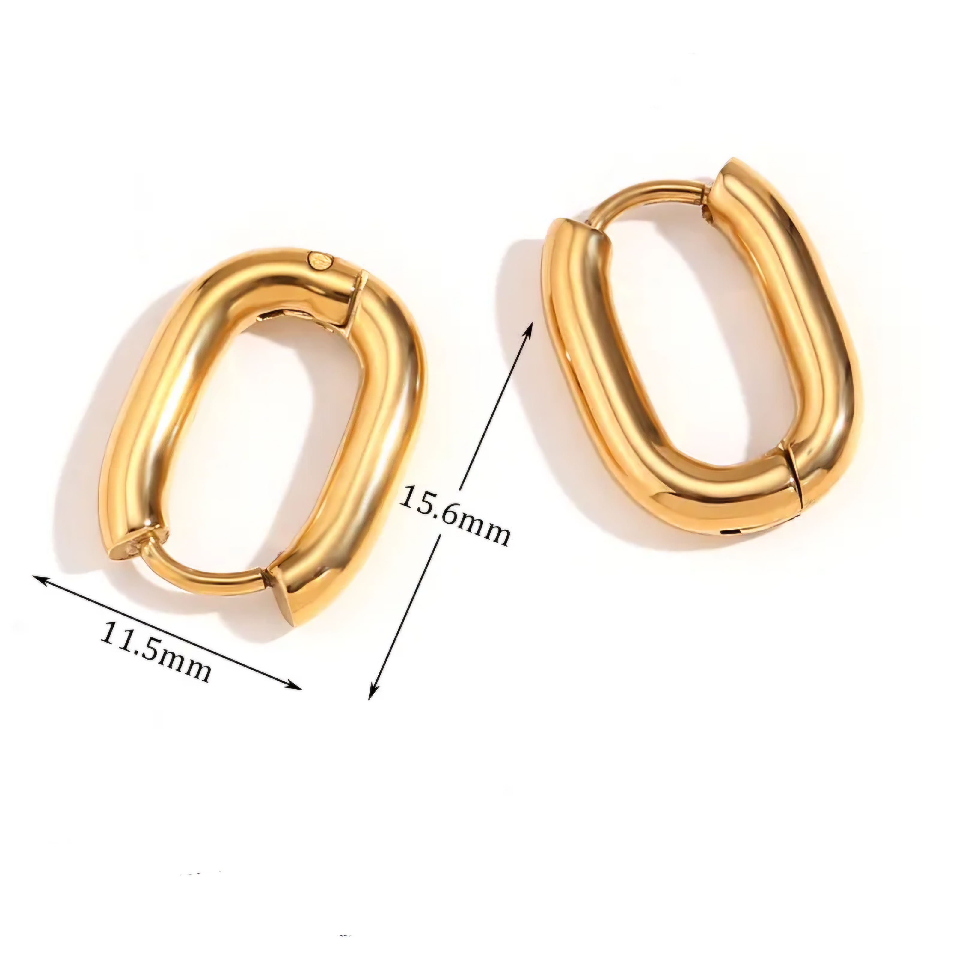 Boucles d'oreilles simple 974,île de la Réunion