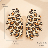Boucle d'oreilles léopard