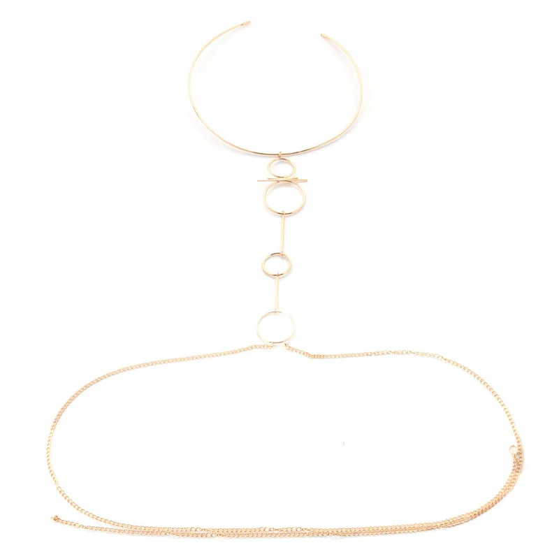 Bijoux corps doré