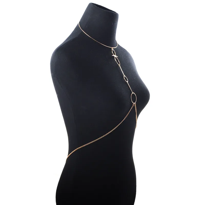 Bijoux corps doré