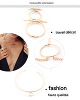 Bijoux corps doré