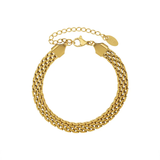 Bracelet acier maille 974,île de la Réunion
