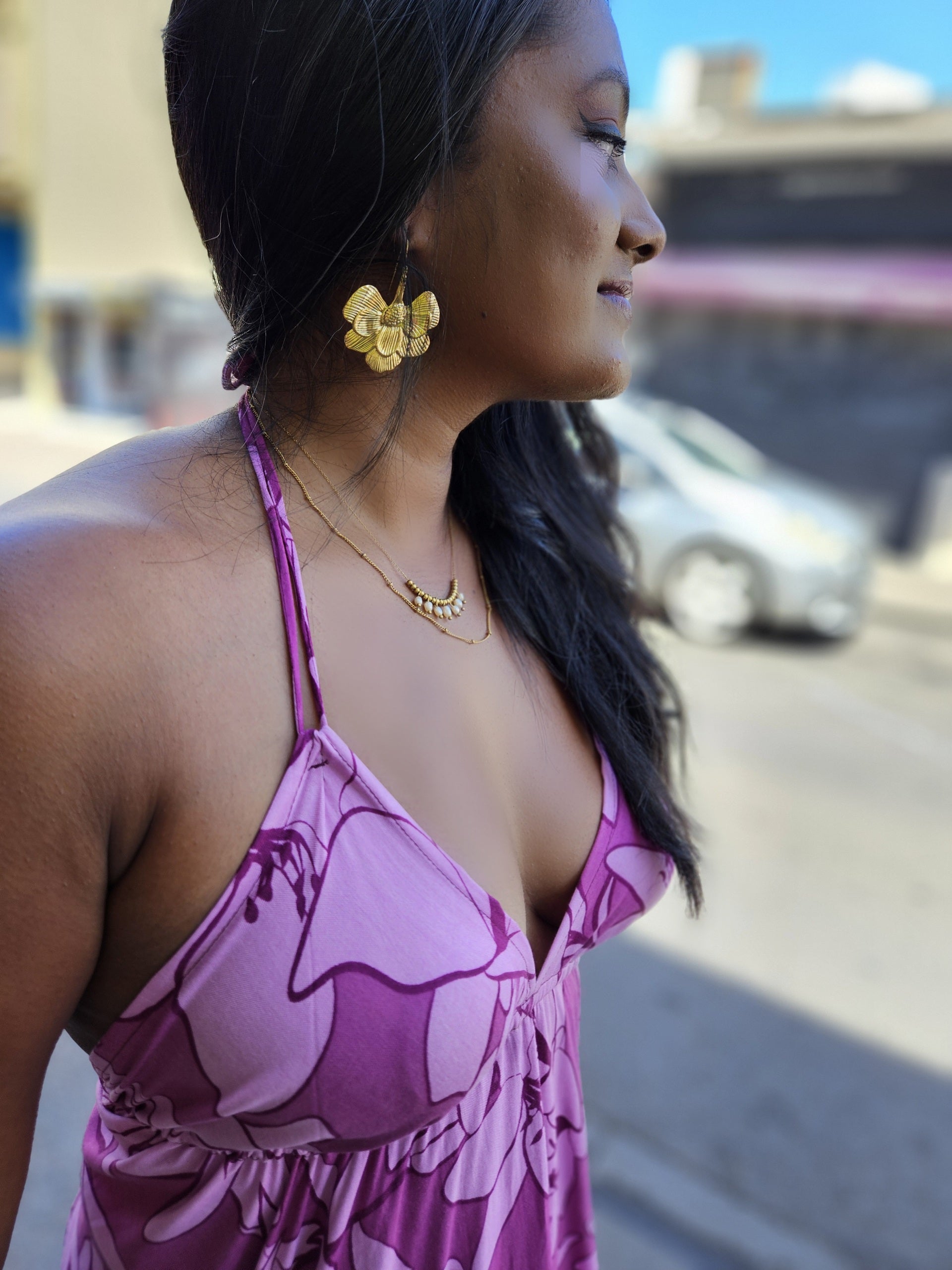 Robe hibiscus 🌺 974,île de la Réunion