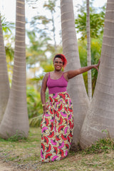 Jupe longue wax africaine
