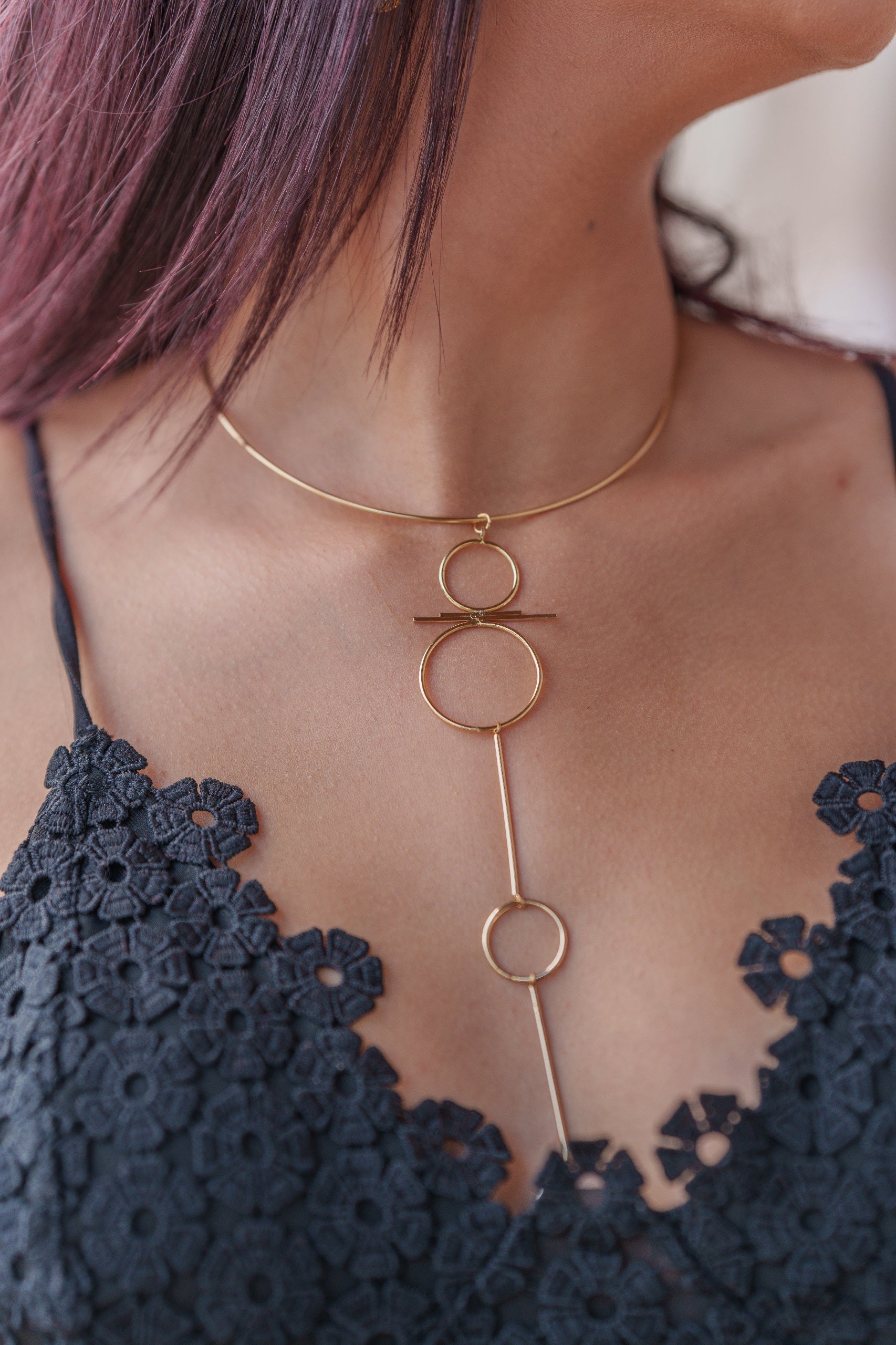Bijoux corps doré