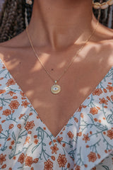 Collier oeil 974,île de la Réunion