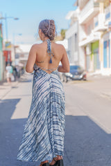 Robe tie- dye 974,île de la Réunion