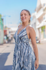 Robe tie- dye 974,île de la Réunion
