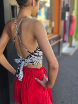 Crop top tropicale 974,île de la Réunion
