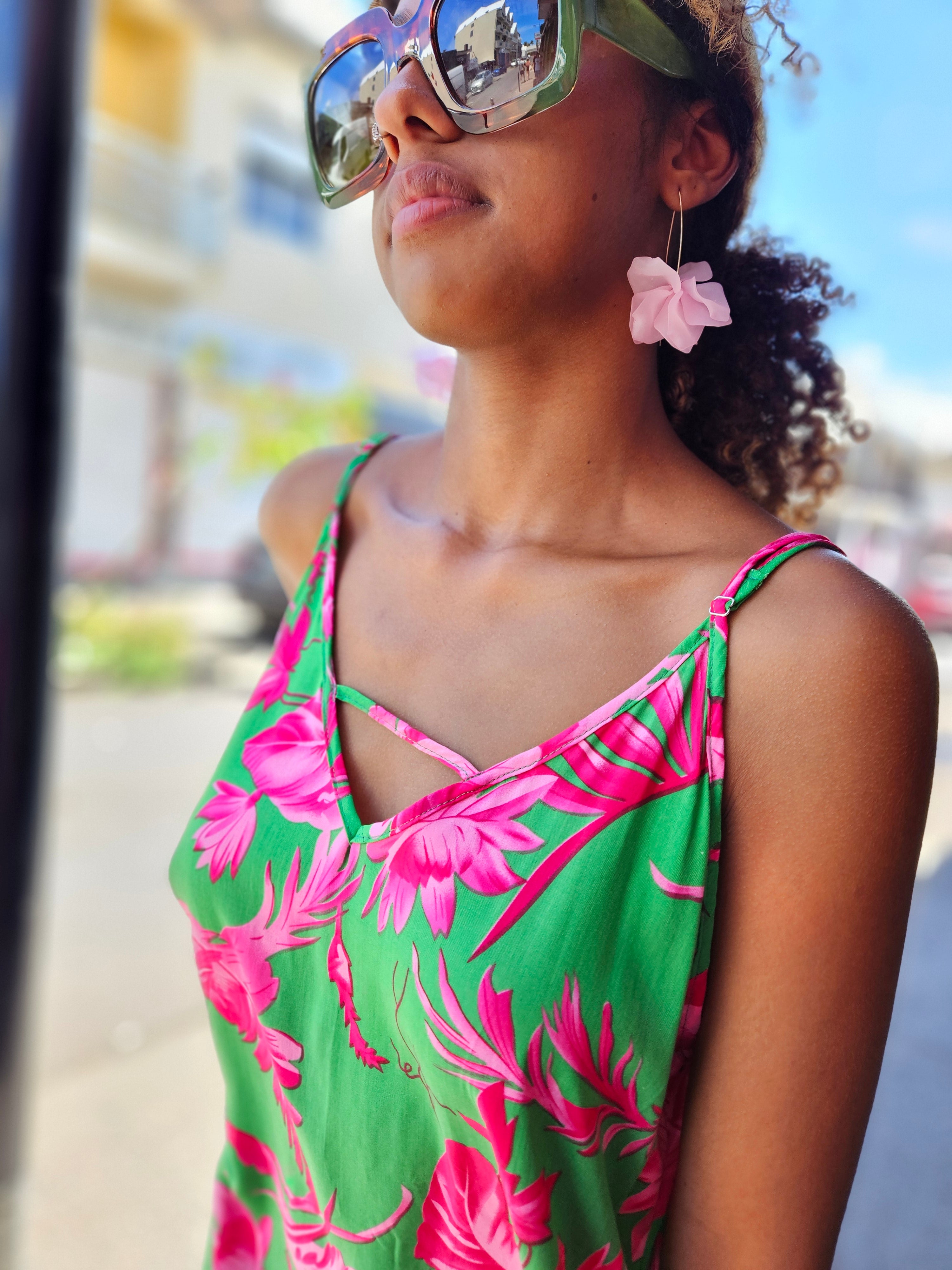 Robe roza 974,île de la Réunion