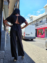 Pantalon fluide noir 974,île de la Réunion