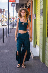 Ensemble pantalon fendu 974,île de la Réunion