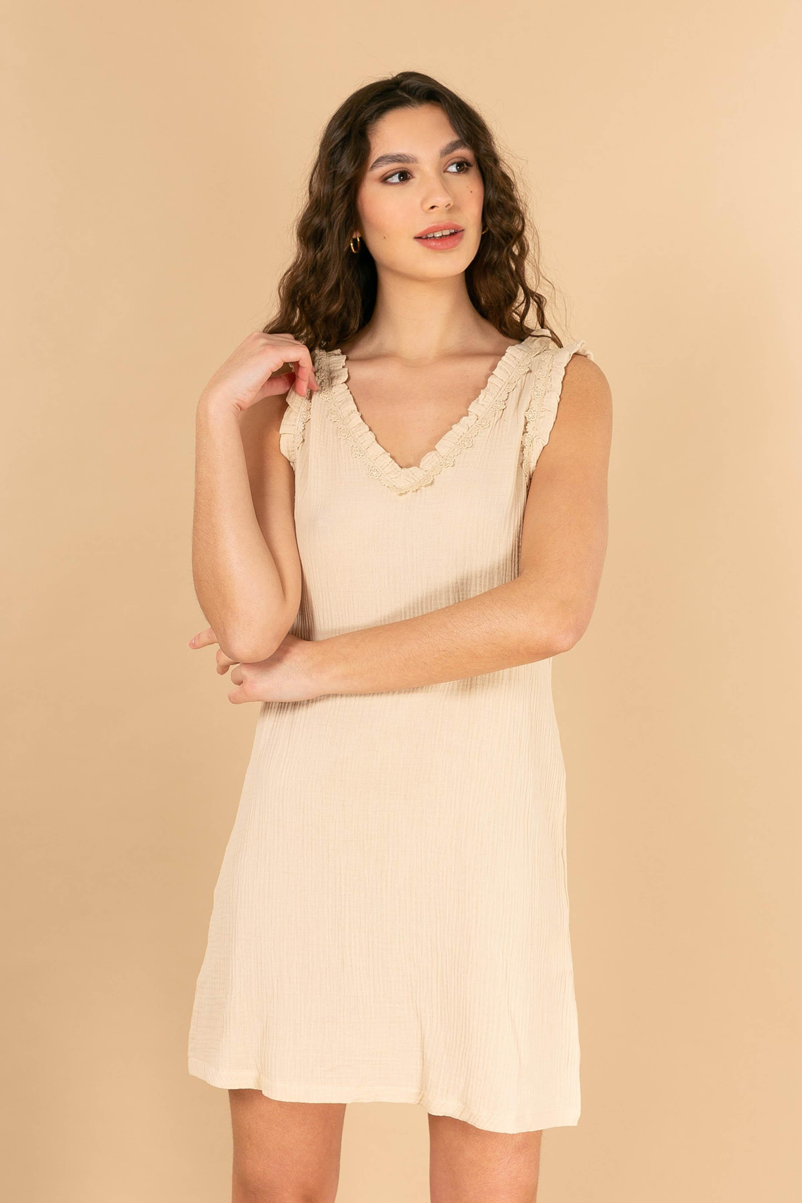 Robe courte coton 974,île de la Réunion