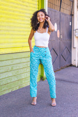 Pantalon cigarette coton 974,,île de la Réunion