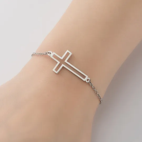 Bracelet croix,974 île de la Réunion