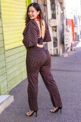 Pantalon cigarette coton 974,,île de la Réunion