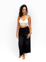 PANTALON noir LARGE fluide 974