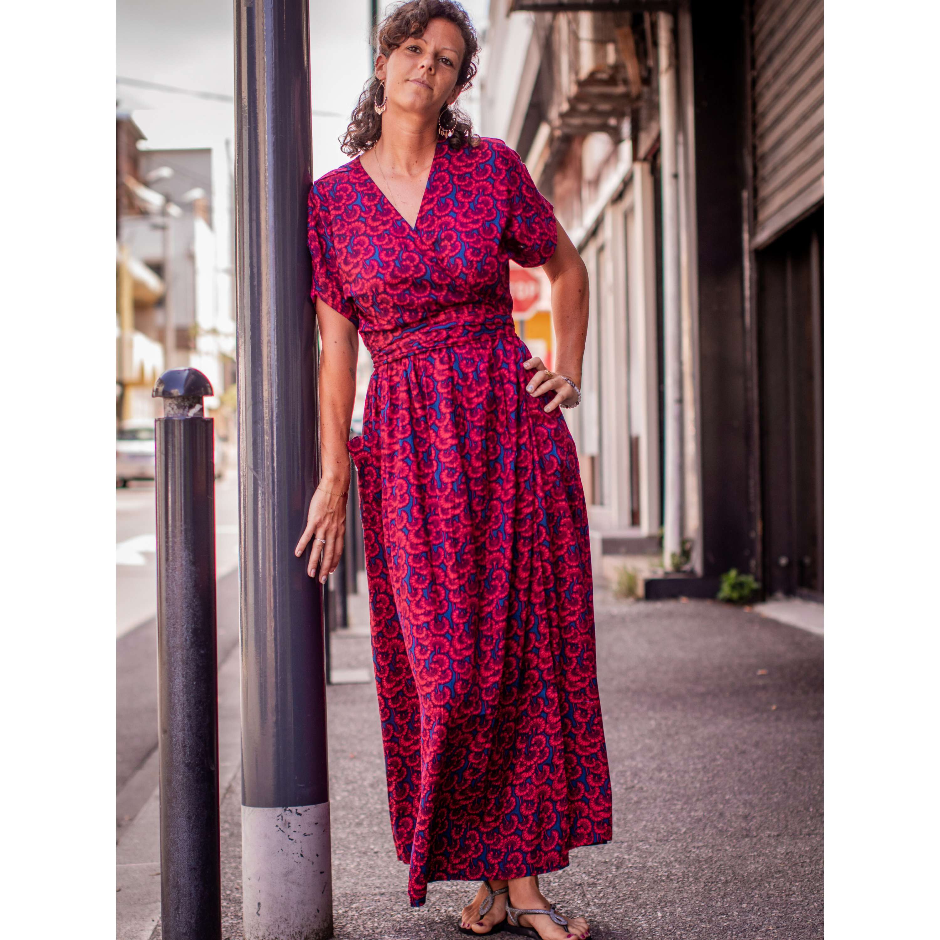 Robe longue portefeuille 974,ile de la Réunion