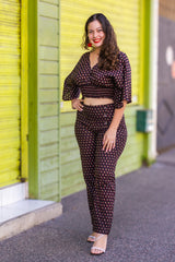Pantalon cigarette coton 974,,île de la Réunion