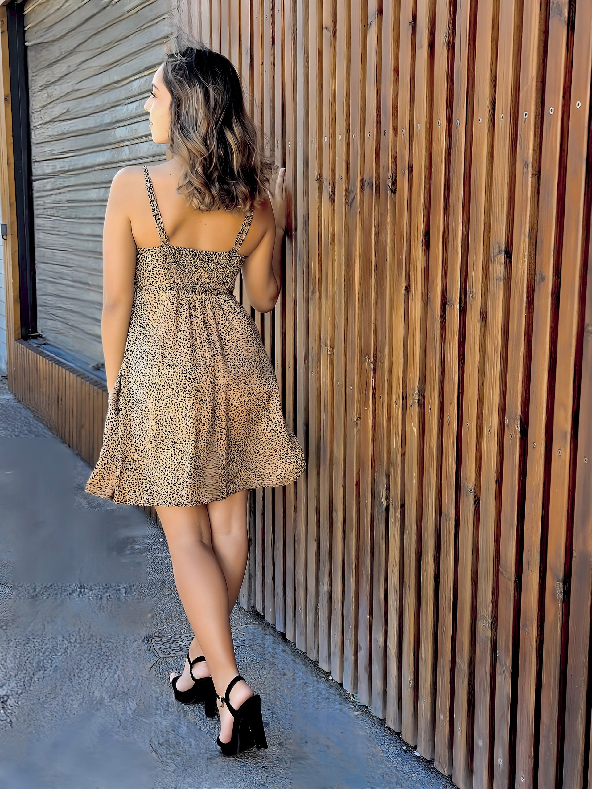 Robe courte léopard 🐆, île de la Réunion 974