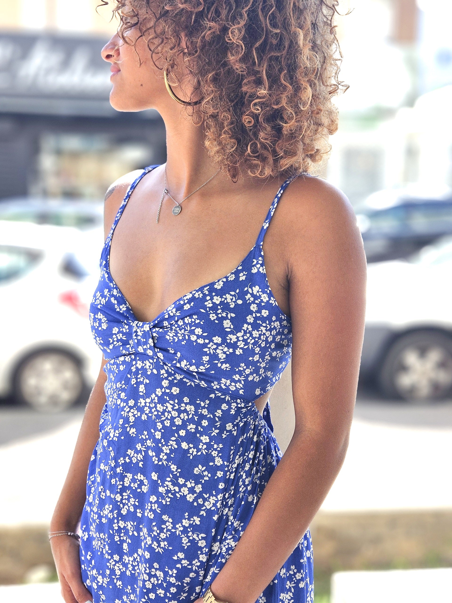 Robe midi Sylvia,île de la Réunion 974