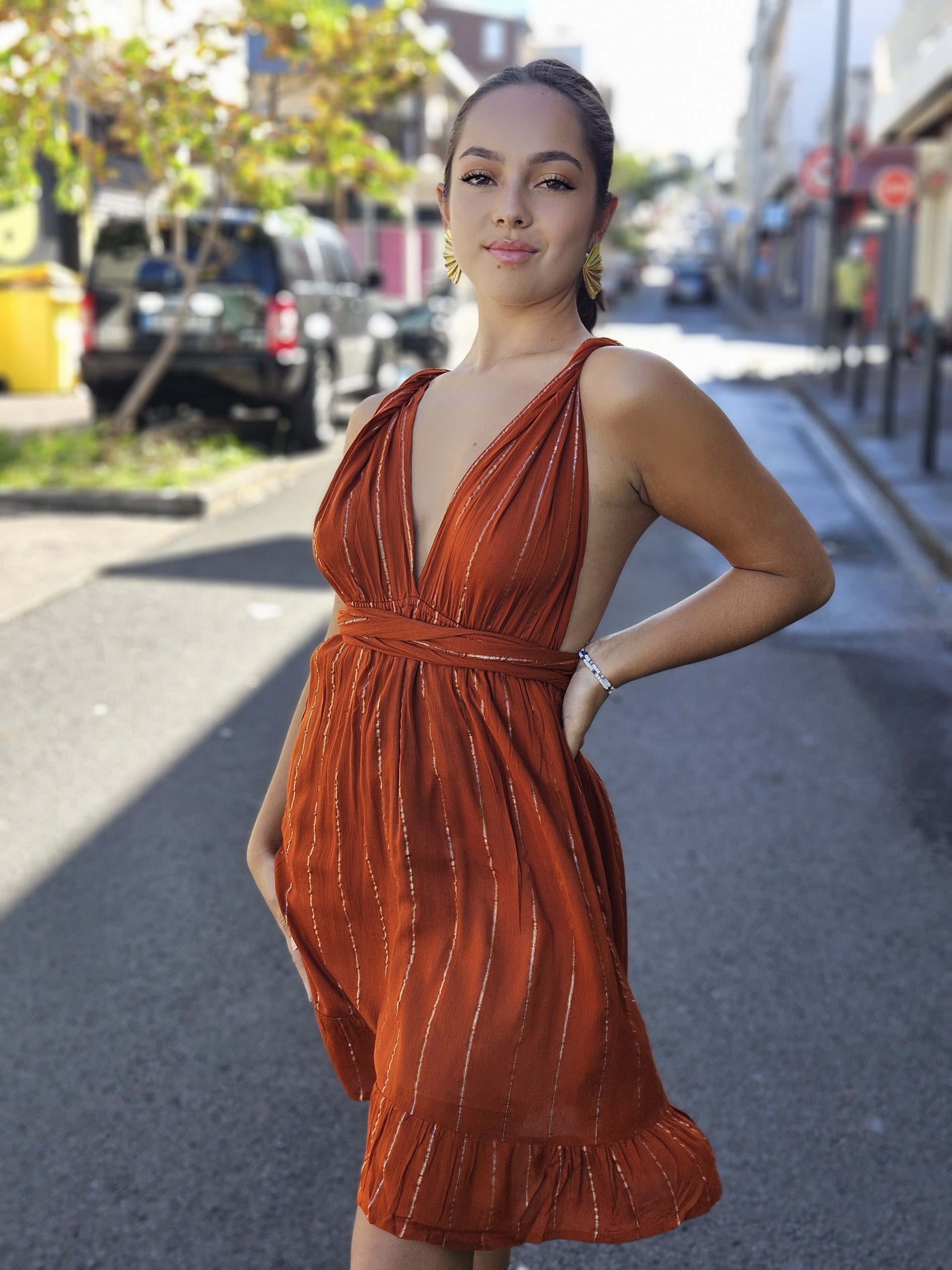 Robe Courte infinity, île de Réunion 974