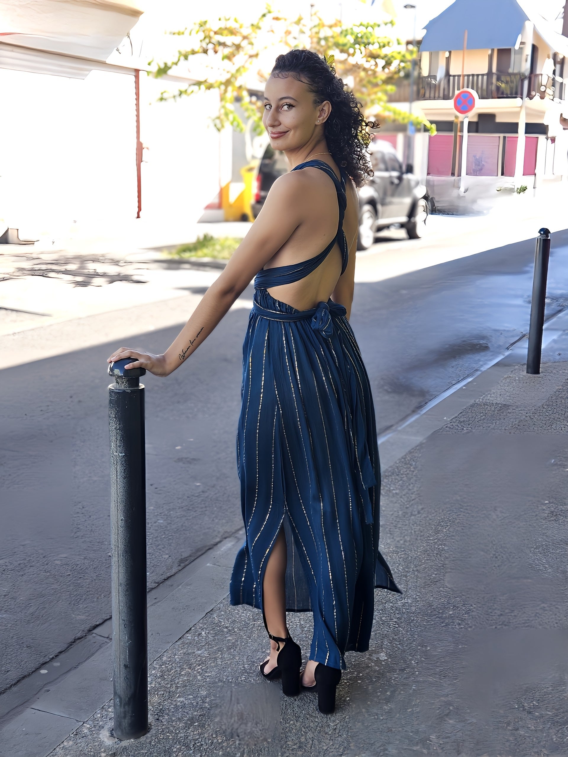 Robe longue infinity, île de la Réunion 974