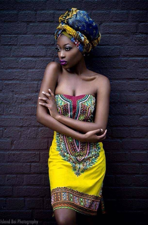 Robe dashiki 974,île de la Réunion