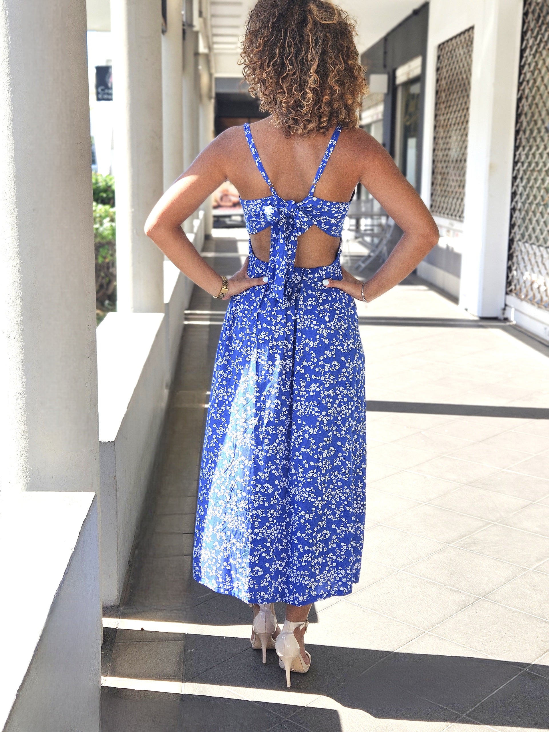 Robe midi Sylvia,île de la Réunion 974