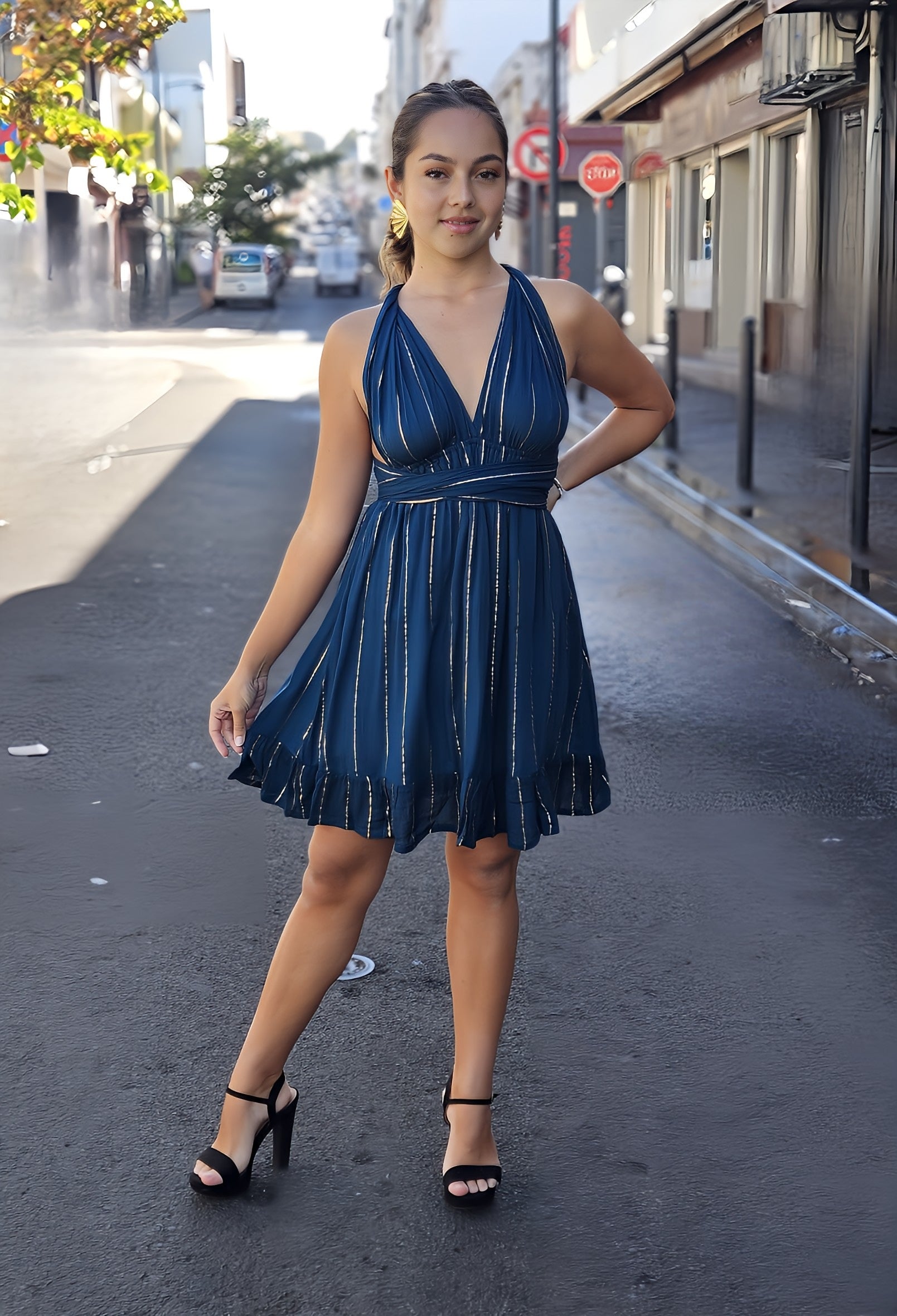 Robe Courte infinity, île de Réunion 974