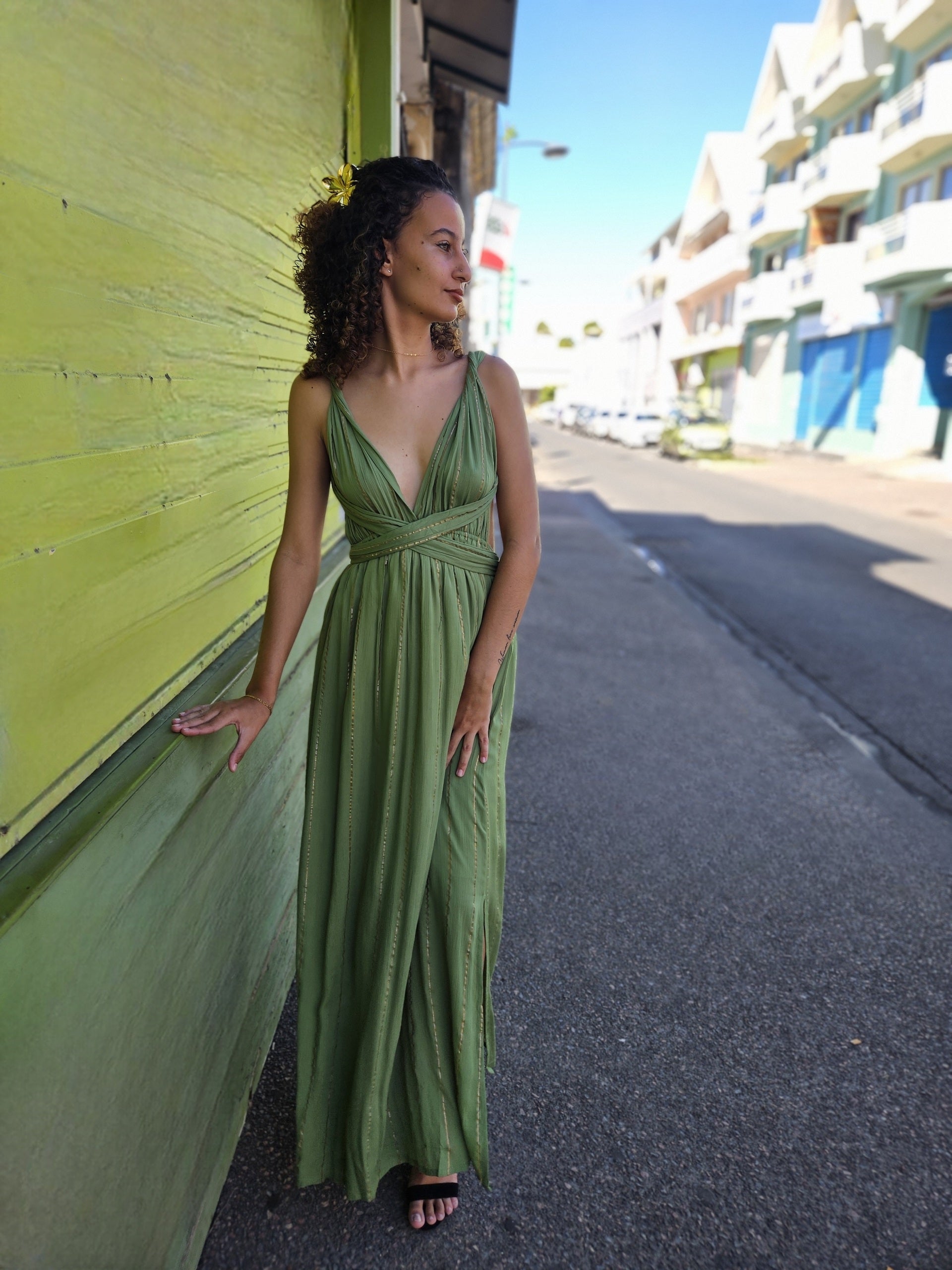 Robe longue infinity, île de la Réunion 974
