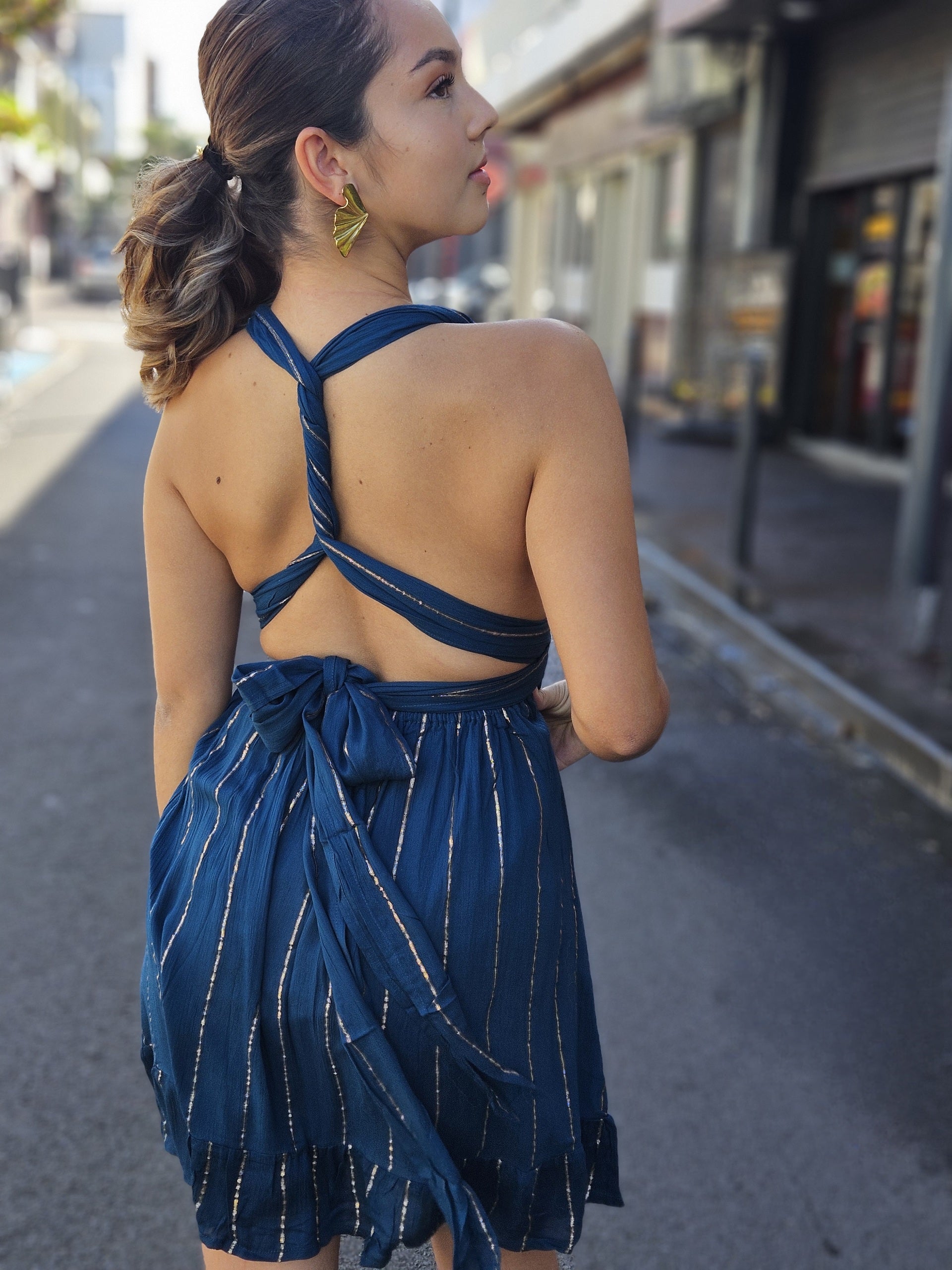 Robe Courte infinity, île de Réunion 974