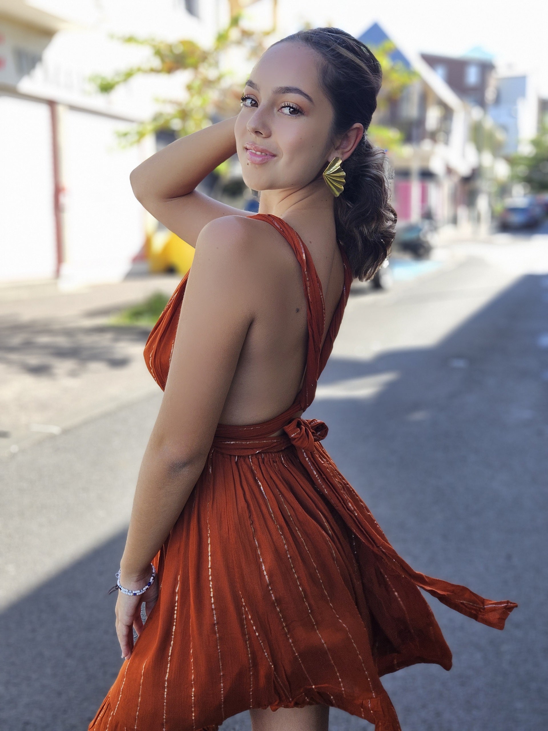 Robe Courte infinity, île de Réunion 974