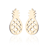 Boucles d'oreilles Ananas 974,île de la Réunion