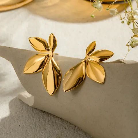 Boucle d'oreilles fleurs 974,île de la Réunion