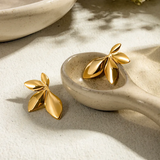 Boucle d'oreilles fleurs 974,île de la Réunion