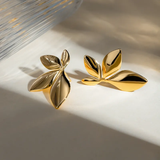 Boucle d'oreilles fleurs 974,île de la Réunion