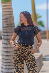 Pantalon léopard 974,île de la Réunion