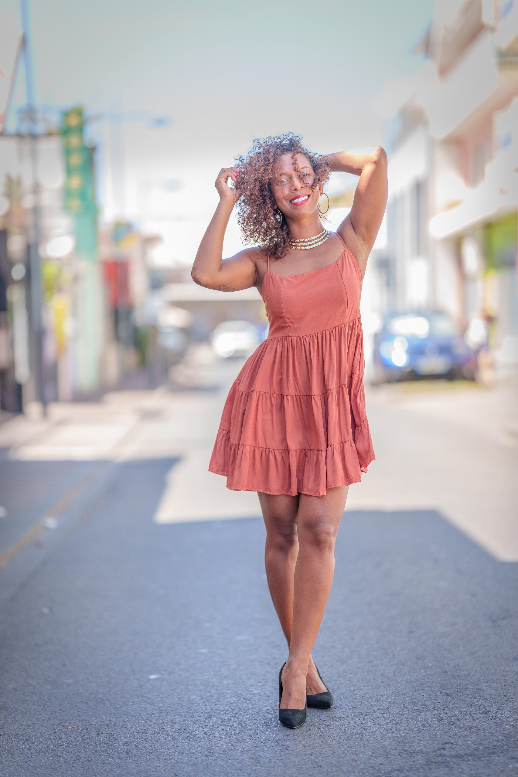 Robe alexia 974,île de la Réunion