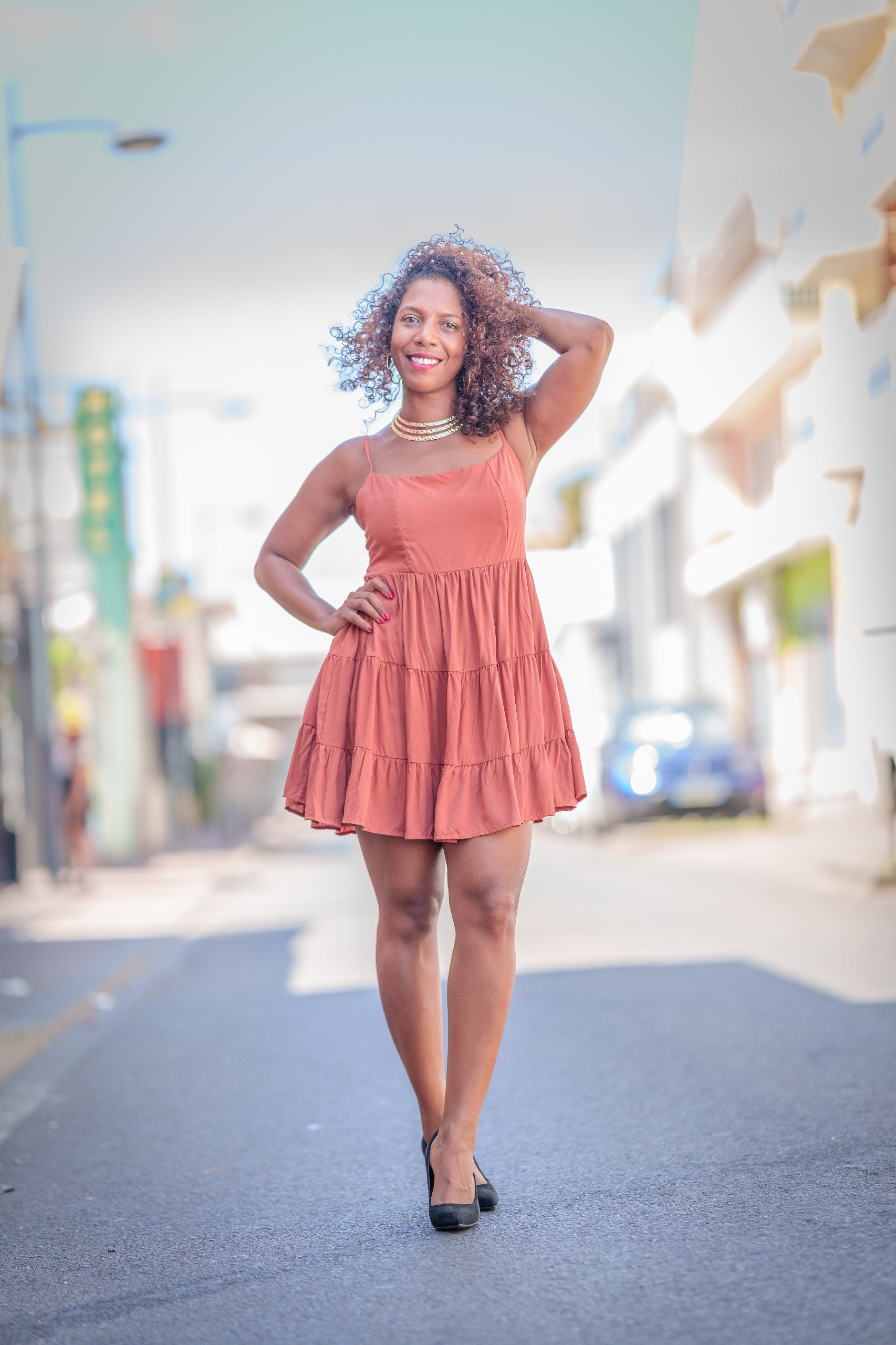 Robe alexia 974,île de la Réunion