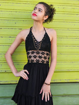 Robe courte crochet 974,île de la Réunion