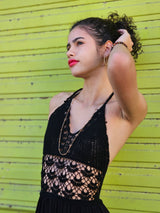 Robe courte crochet 974,île de la Réunion