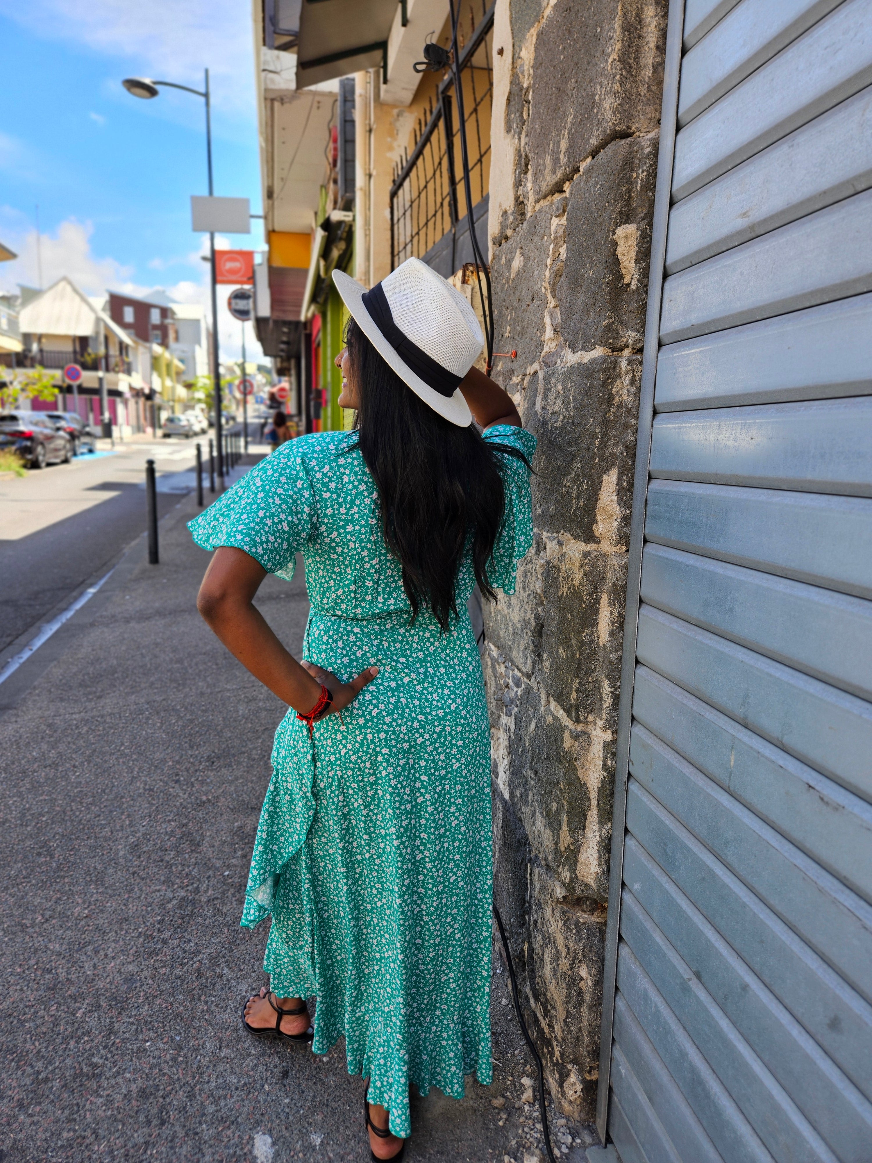 Robe créole 974,île de la Réunion